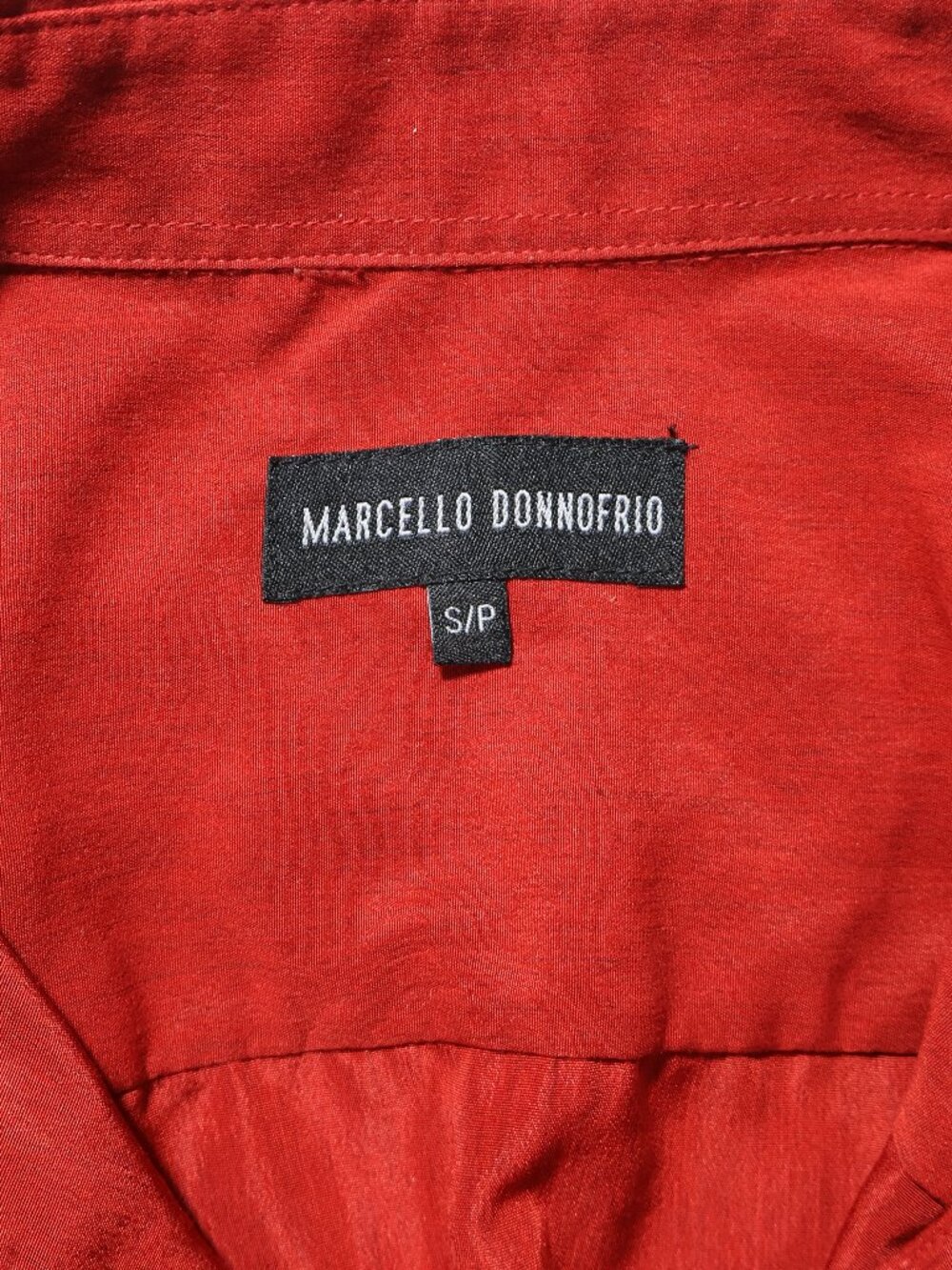💙 2 for $20 💙 Marcello Donnofrio Red Button-Up Shirt Short Sleeve‎ (Men’s S/P) - Picture 8 of 9